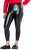 Ulla Popken Metallic Faux Leather Leggings Black - Džíny & Nohavice vo Veľkých Veľkostiach – Plus Size - 