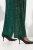 Ulla Popken Wide Leg Sequined Pants Dark Green - Nohavice - Nohavice pre ženy vo veľkých veľkostiach