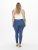 Only Carmakoma Thunder Life Skinny Fit Jeans Blue Denim - Džíny & Nohavice vo Veľkých Veľkostiach – Plus Size - 
