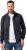 JP1880 Soft Goatskin Suede Leather Jacket Navy - Kožené bundy - Kožené bundy vo veľkých veľkostiach