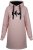 Nora Mikken KADRI Long Hoodie PINK - Mikiny & mikiny bez kapucne - 