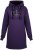 Nora Mikken KADRI WHITE Long Hoodie Purple - Mikiny & mikiny bez kapucne - 