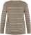 Kaffe Curve Linia Boatneck Pullover Morel Melange with Silver Lurex - Pletené svetre - 