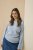 Kaffe Curve Jina Knit Pullover Powder Blue Melange - Pletené svetre - 