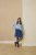 Kaffe Curve Jina Knit Pullover Powder Blue Melange - Pletené svetre - 