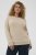 Kaffe Curve Jina Knit Pullover Feather Grey Melange - Pletené svetre - 