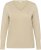 Kaffe Curve Lizzy Long Sleeve Pullover Feather Grey Melange - Pletené svetre - 