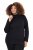 Ulla Popken Basic Long Sleeve Slim Fit Turtleneck Black - Mikiny & mikiny bez kapucne - Pohodlné mikiny, hoodie a pletené svetre