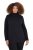 Ulla Popken Basic Long Sleeve Slim Fit Turtleneck Black - Mikiny & mikiny bez kapucne - Pohodlné mikiny, hoodie a pletené svetre