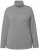 Ulla Popken Basic Long Sleeve Slim Fit Turtleneck Light Grey Melange - Mikiny & mikiny bez kapucne - 