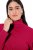 Ulla Popken Basic Long Sleeve Slim Fit Turtleneck Red - Mikiny & mikiny bez kapucne - Pohodlné mikiny, hoodie a pletené svetre