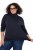 Ulla Popken Basic Long Sleeve Slim Fit Turtleneck Navy Blue - Mikiny & mikiny bez kapucne - Pohodlné mikiny, hoodie a pletené svetre