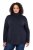 Ulla Popken Basic Long Sleeve Slim Fit Turtleneck Navy Blue - Mikiny & mikiny bez kapucne - Pohodlné mikiny, hoodie a pletené svetre