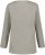 Ulla Popken Back To Basics V-Neck Relaxed Fit Cotton Tee Light Grey Melange - Tričká - 