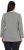 Ulla Popken Back To Basics V-Neck Relaxed Fit Cotton Tee Light Grey Melange - Tričká - 