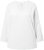 Ulla Popken Back To Basics V-Neck Relaxed Fit Cotton Tee Snow White - Tričká - 