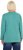 Ulla Popken Back To Basics V-Neck Relaxed Fit Cotton Tee Green - Tričká - 