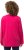 Ulla Popken Back To Basics V-Neck Relaxed Fit Cotton Tee Magenta Pink - Tričká - 