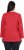 Ulla Popken Back To Basics V-Neck Relaxed Fit Cotton Tee Salsa Red - Tričká - 