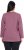 Ulla Popken Back To Basics V-Neck Relaxed Fit Cotton Tee Dark Rose - Tričká - 