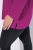 Ulla Popken Back To Basics V-Neck Relaxed Fit Cotton Tee Berry - Tričká - Dámske tričká