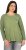 Ulla Popken Cold Dyed Sequined Heart Long Sleeve Tee Sage Green - Potlačené tričká pre ženy - 