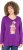 Ulla Popken Christmas Squirrel Long Sleeve Graphic Tee Dark Purple - Potlačené tričká pre ženy - 