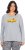 Ulla Popken Magic Feeling Long Sleeve Graphic Tee Light Grey Melange - Potlačené tričká pre ženy - 