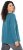 Ulla Popken Dream Rhinestone Lettering Long Sleeve Tee Teal - Potlačené tričká pre ženy - 