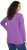 Ulla Popken Dream Rhinestone Lettering Long Sleeve Tee Light Plum - Potlačené tričká pre ženy - 
