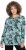 Ulla Popken Abstract Print Long Sleeve Tee Teal Green - Potlačené tričká pre ženy - 