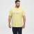 North Latitude T-Shirt Printed Short Sleeve Yellow - Tričká - Nadrozmerné tričká - 2XL-14XL