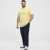 North Latitude T-Shirt Printed Short Sleeve Yellow - Tričká - Nadrozmerné tričká - 2XL-14XL