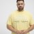 North Latitude T-Shirt Printed Short Sleeve Yellow - Tričká - Nadrozmerné tričká - 2XL-14XL