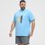 North Latitude T-Shirt Printed Turquoise - Tričká - Nadrozmerné tričká - 2XL-14XL