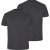 North Latitude T-Shirt 2-Pack Dark Grey Melange - Tričká - Nadrozmerné tričká - 2XL-14XL