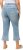 Ulla Popken Cropped Flared Eyelet Jeans Light Blue - Džíny & Nohavice vo Veľkých Veľkostiach – Plus Size - 