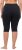 Ulla Popken Stretch Knit Bike Shorts Blue - Džíny & Nohavice vo Veľkých Veľkostiach – Plus Size - 