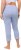 Ulla Popken Basic Stretch Knit Capris Blue - Džíny & Nohavice vo Veľkých Veľkostiach – Plus Size - 