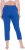 Ulla Popken Basic Stretch Knit Capris Blue - Ulla Popken - 