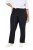 Ulla Popken Classic Stretch Bengaline Comfort Pants Black - Nohavice - Nohavice pre ženy vo veľkých veľkostiach