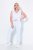 Ulla Popken Classic Stretch Bengaline Comfort Pants Snow White - Nohavice - Nohavice pre ženy vo veľkých veľkostiach