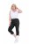 Ulla Popken Stretch Basic Bengaline Capri Pants Black - Nohavice - Nohavice pre ženy vo veľkých veľkostiach