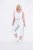 Ulla Popken Stretch Basic Bengaline Capri Pants Snow White - Nohavice - Nohavice pre ženy vo veľkých veľkostiach