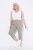 Ulla Popken Stretch Basic Bengaline Capri Pants Grey - Nohavice - Nohavice pre ženy vo veľkých veľkostiach
