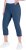 Ulla Popken Stretch Basic Bengaline Capri Pants Denim Blue - Džíny & Nohavice vo Veľkých Veľkostiach – Plus Size - 