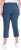 Ulla Popken Stretch Basic Bengaline Capri Pants Denim Blue - Džíny & Nohavice vo Veľkých Veľkostiach – Plus Size - 