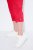 Ulla Popken Roll Tab Hem Stretch Cargo Pants Red - Nohavice - Nohavice pre ženy vo veľkých veľkostiach