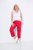 Ulla Popken Roll Tab Hem Stretch Cargo Pants Red - Nohavice - Nohavice pre ženy vo veľkých veľkostiach