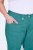 Ulla Popken Roll Tab Hem Stretch Cargo Pants Teal - Nohavice - Nohavice pre ženy vo veľkých veľkostiach